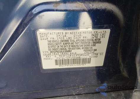 2018 Nissan Kicks Sr из США, поврежденный, VIN 3N1CP5CUXJL534957